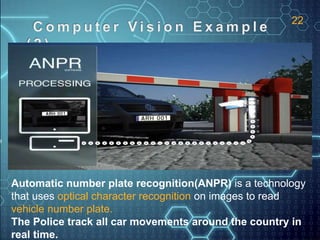 Automatic number plate recognition(ANPR) is a technology
that uses optical character recognition on images to read
vehicle...
