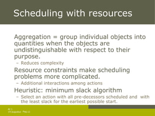 Artificial Intelligence 1 Planning In The Real World | PPT