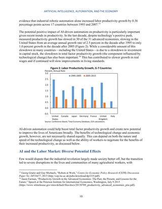 Artificial Intelligence Automation Economy | PDF