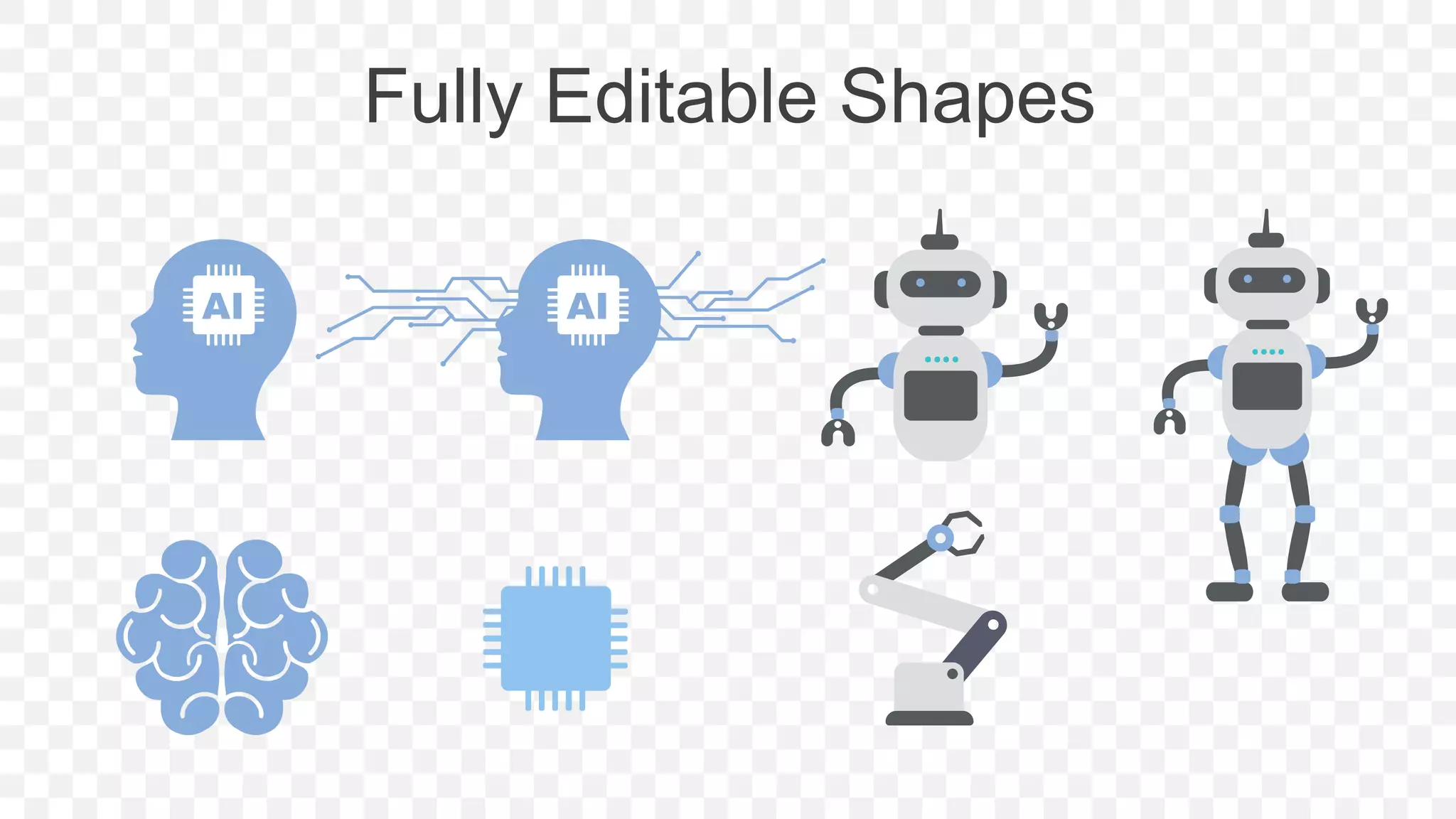 Fully Editable Shapes
 