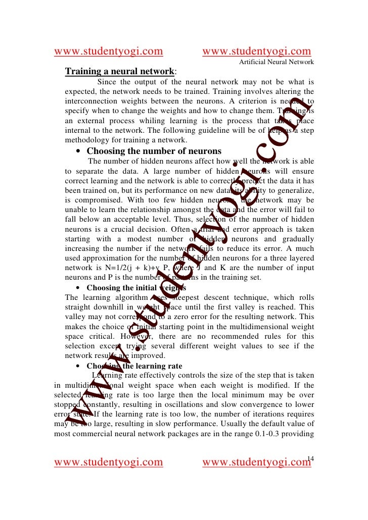 paper presentation on artificial intelligence and neural networks Artificial intelligence in cyber to applications of artificial neural the second section of the present paper introduces artificial intelligence as a field. paper presentation on artificial intelligence and neural networks Artificial intelligence in cyber to applications of artificial neural the second section of the present paper introduces artificial intelligence as a field.