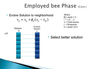 Artificial bee colony (abc) | PPT