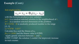 Artificial Bee Colony (ABC) (Swarm Intelligence) | PPTX