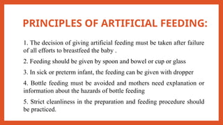 Artificial or supplementary feeding .pptx