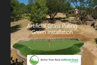 Artificial Grass Puting
Green Installation
 