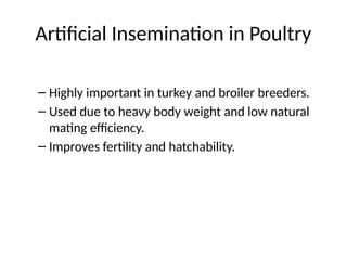Comprehensive Guide to Artificial Insemination in Animal and Poultry ...