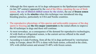Artificial insemination techniques in farm and pet animals | PDF