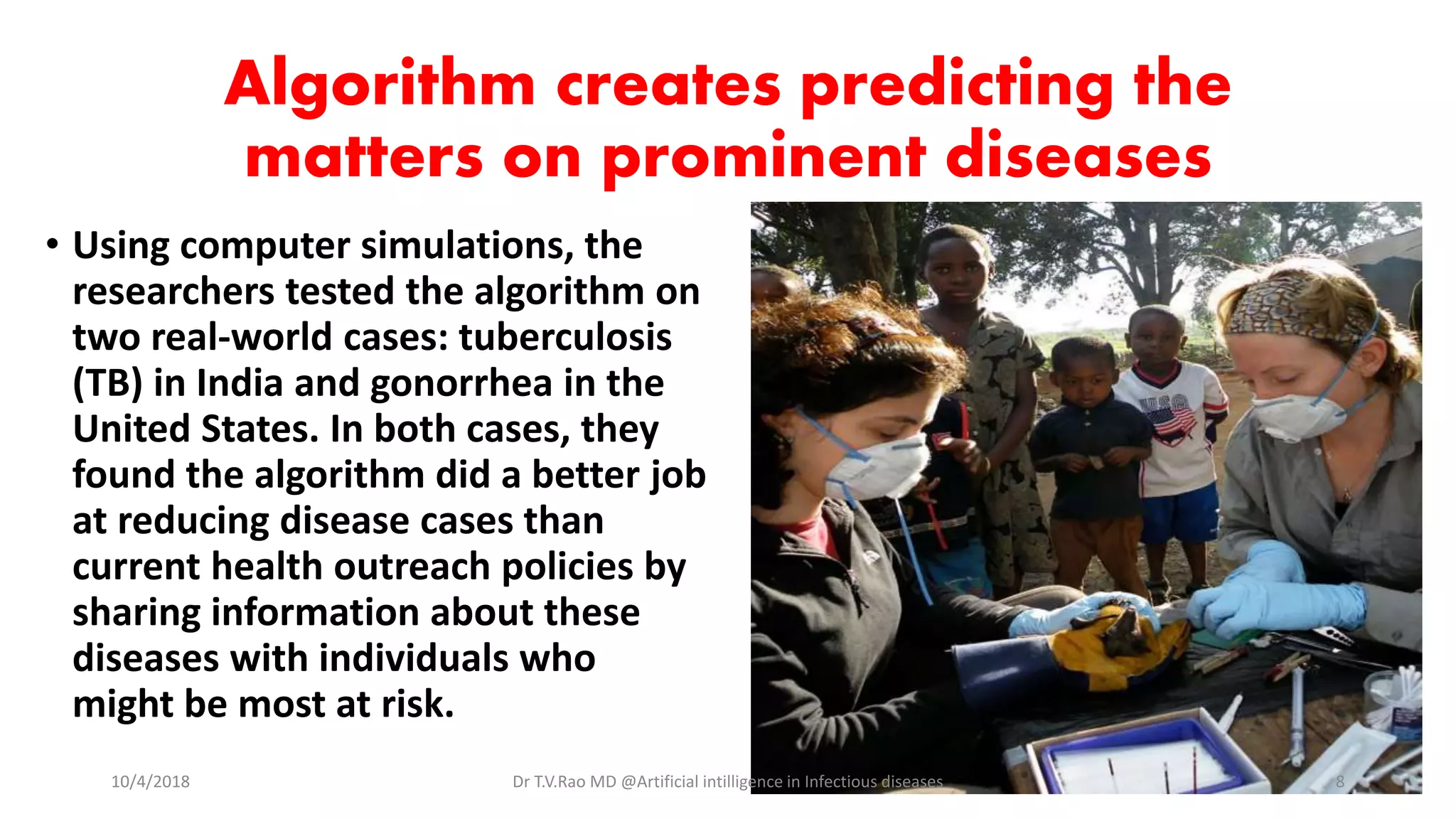 Artificial inteilligence in infectious diseases | PPTX