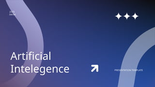 aRTIFICIAL INTELLIGENCE PRESENTATION TEMPLATE | PPTX