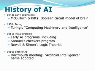 First Ai Program Checkers Artificial intelligence | PPTX