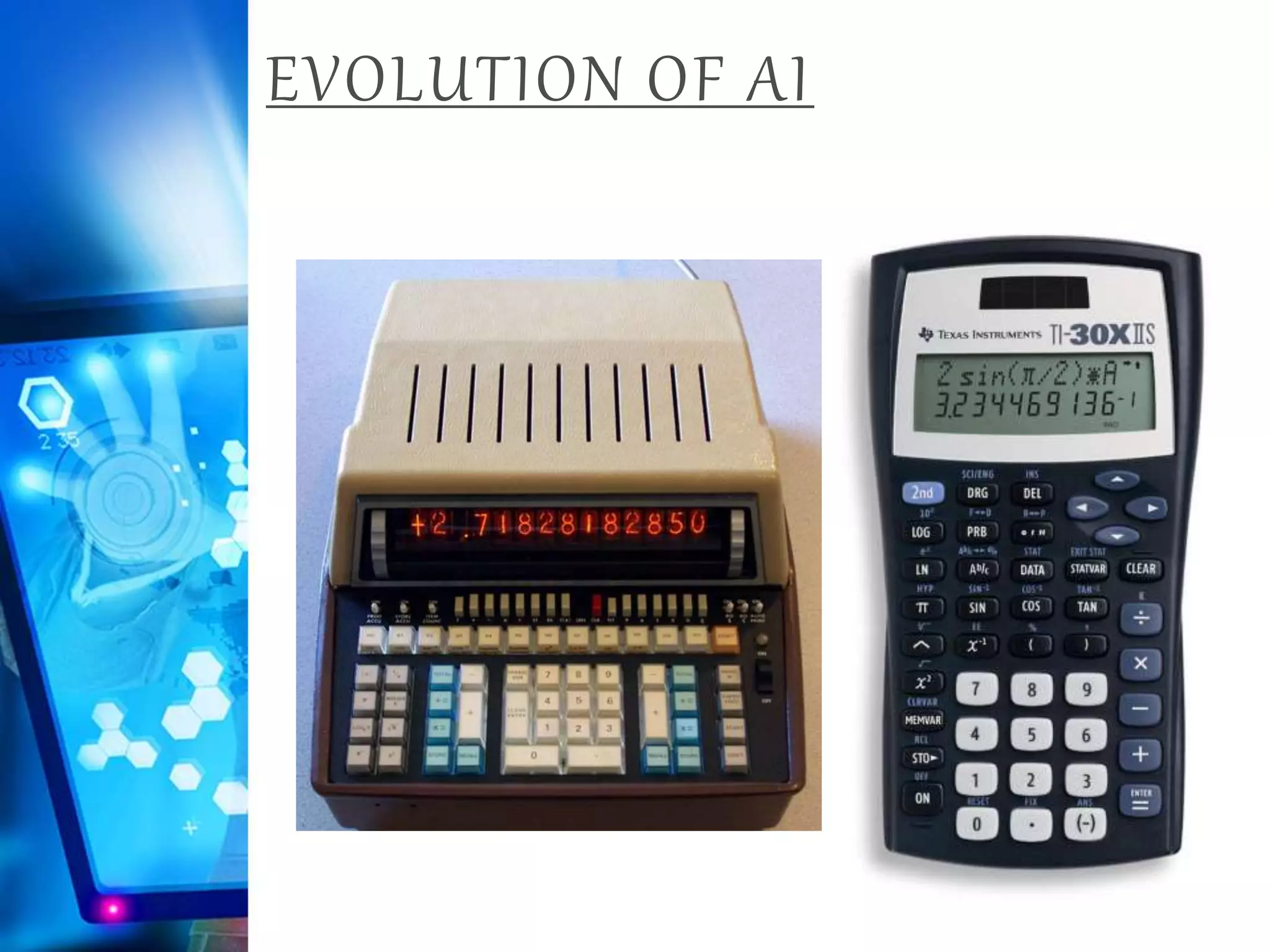 EVOLUTION OF AI
 