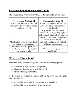 Artificial intelligence | PDF