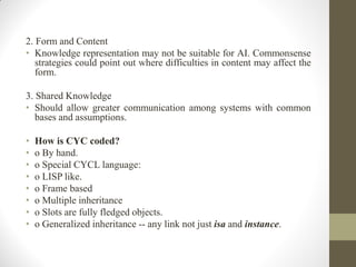 Cyc Project Artificial intelligence | PDF
