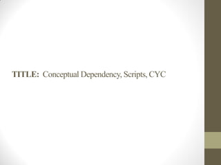 Cyc Project Artificial intelligence | PDF