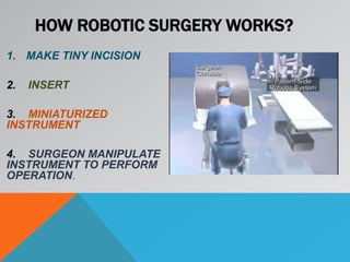 Artificial intelligence in Robotic Surgery | PPTX