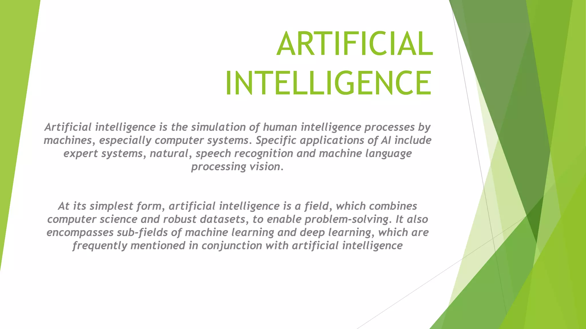 Artificial intelligence pptx