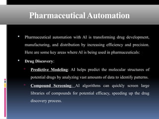 Artificial Intelligence (AI) in Pharmacy .pptx