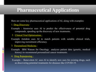 Artificial Intelligence (AI) in Pharmacy .pptx