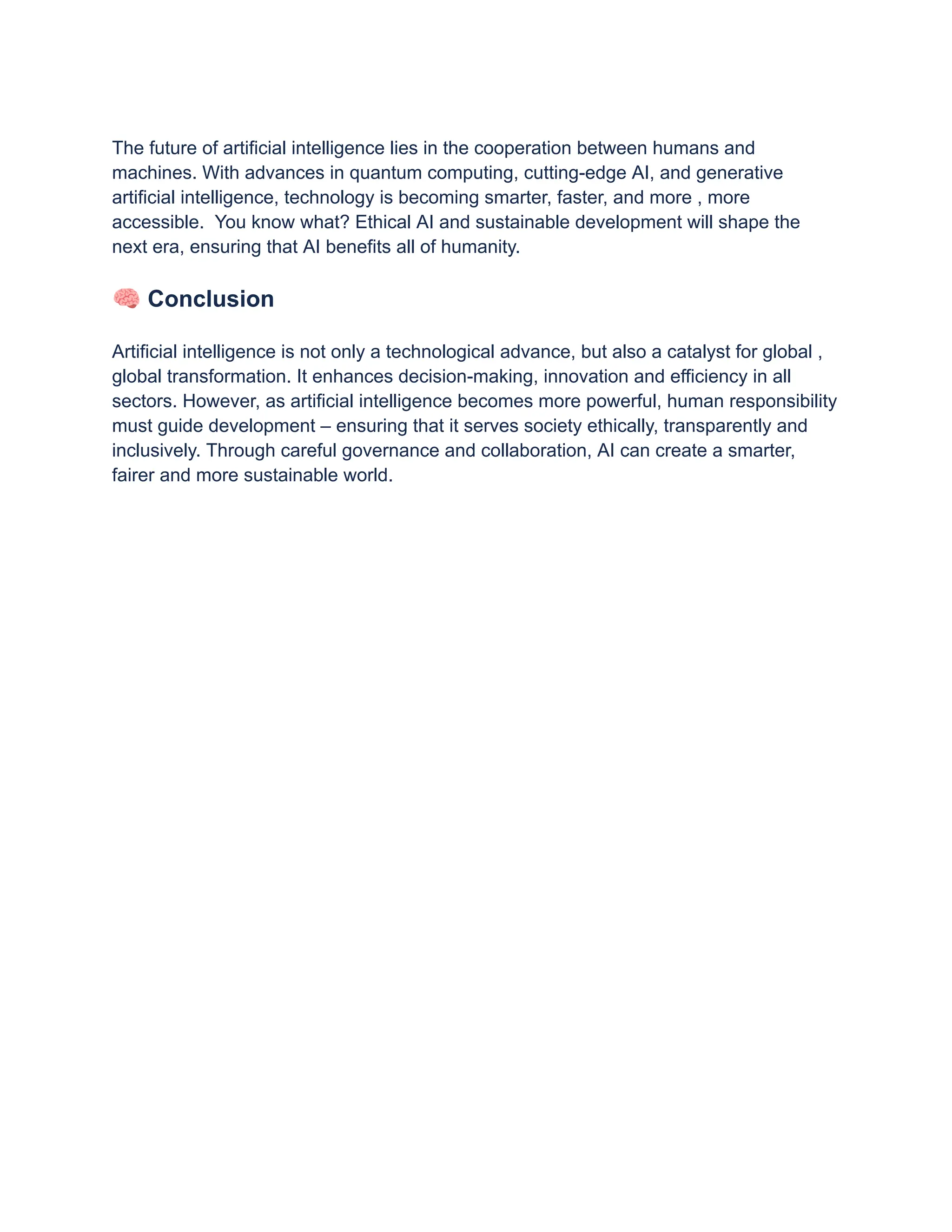 Artificial Intelligence (AI): Shaping the Future Through Intelligent ...