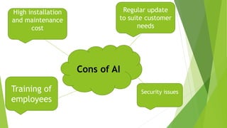Conclusion
As seen in the above presentation, we can
clearly conclude that implementing AI in e-
commerce industry can lea...