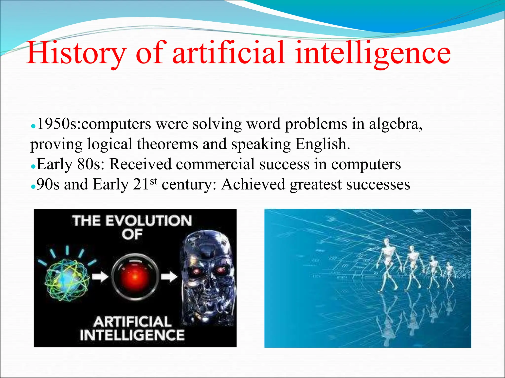 ARTIFICIAL INTELLIGENCE IN DAY TO DAY LIFE PPTX