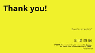 CREDITS: This presentation template was created by Slidesgo,
and includes icons, infographics & images by Freepik
Thank you!
Do you have any questions?
+00 000 000 000
 