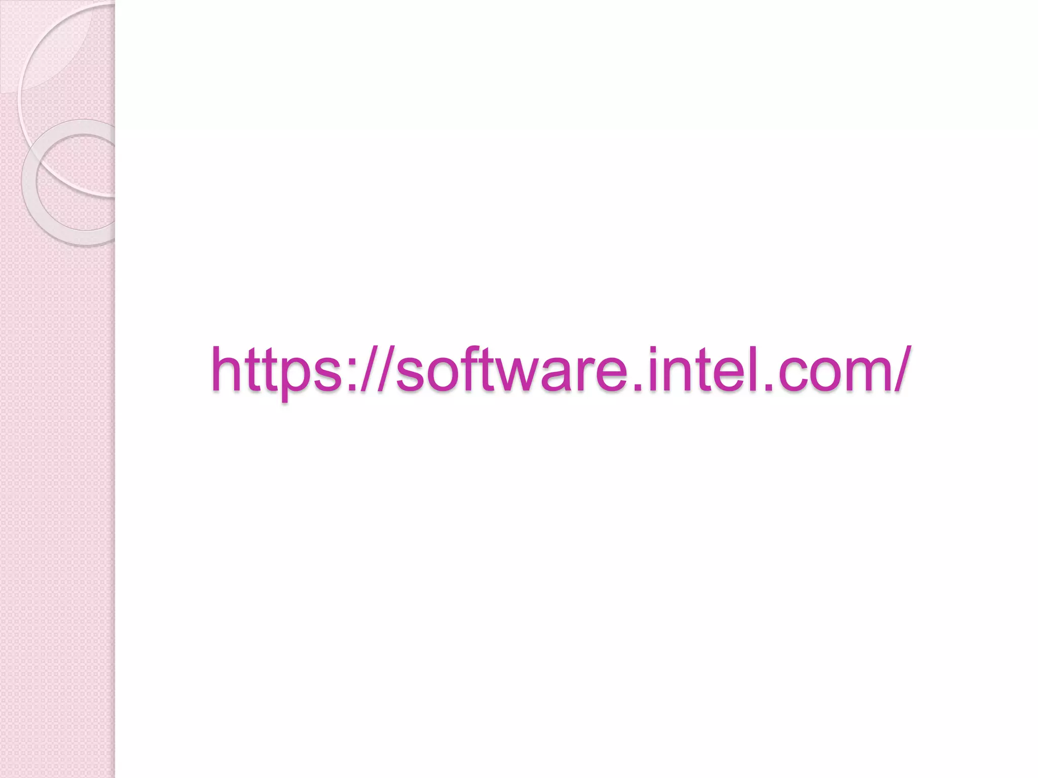 https://software.intel.com/
 