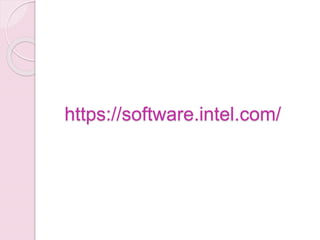https://software.intel.com/
 