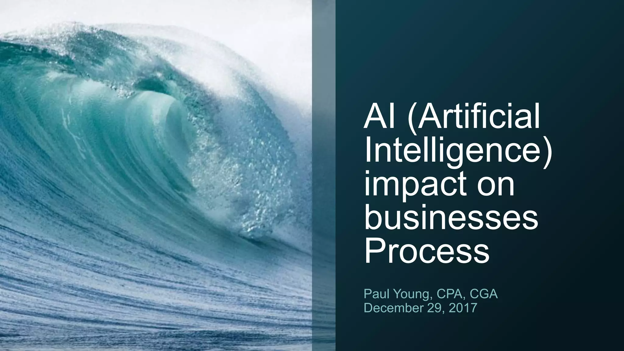 Artificial intelligence (ai) and its impact to business | PPTX