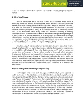 Artificial Intelligence (AI) In The Hospitality Industry A Review ...
