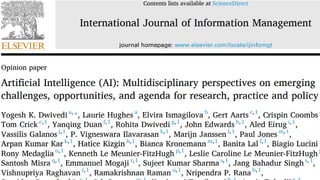 Artificial intelligence (ai) multidisciplinary perspectives on emerging ...