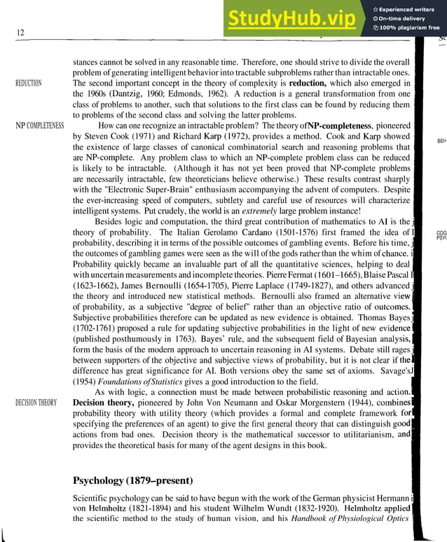 Artificial Intelligence A Modern Approach | PDF