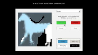 S. M. Ali Eslami, Nicolas Heess, John Winn (2012)
 