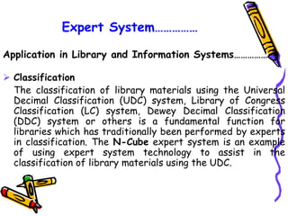Artificial intelligence and expert system | PPT