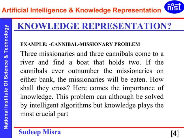 Artificial intelligence and knowledge representation | PPT