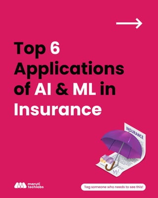 Top 6
Applications
of AI & ML in
Insurance
Tag someone who needs to see this!
 