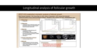 Longitudinal analysis of follicular growth
 