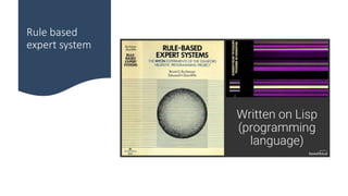 Rule based
expert system
 