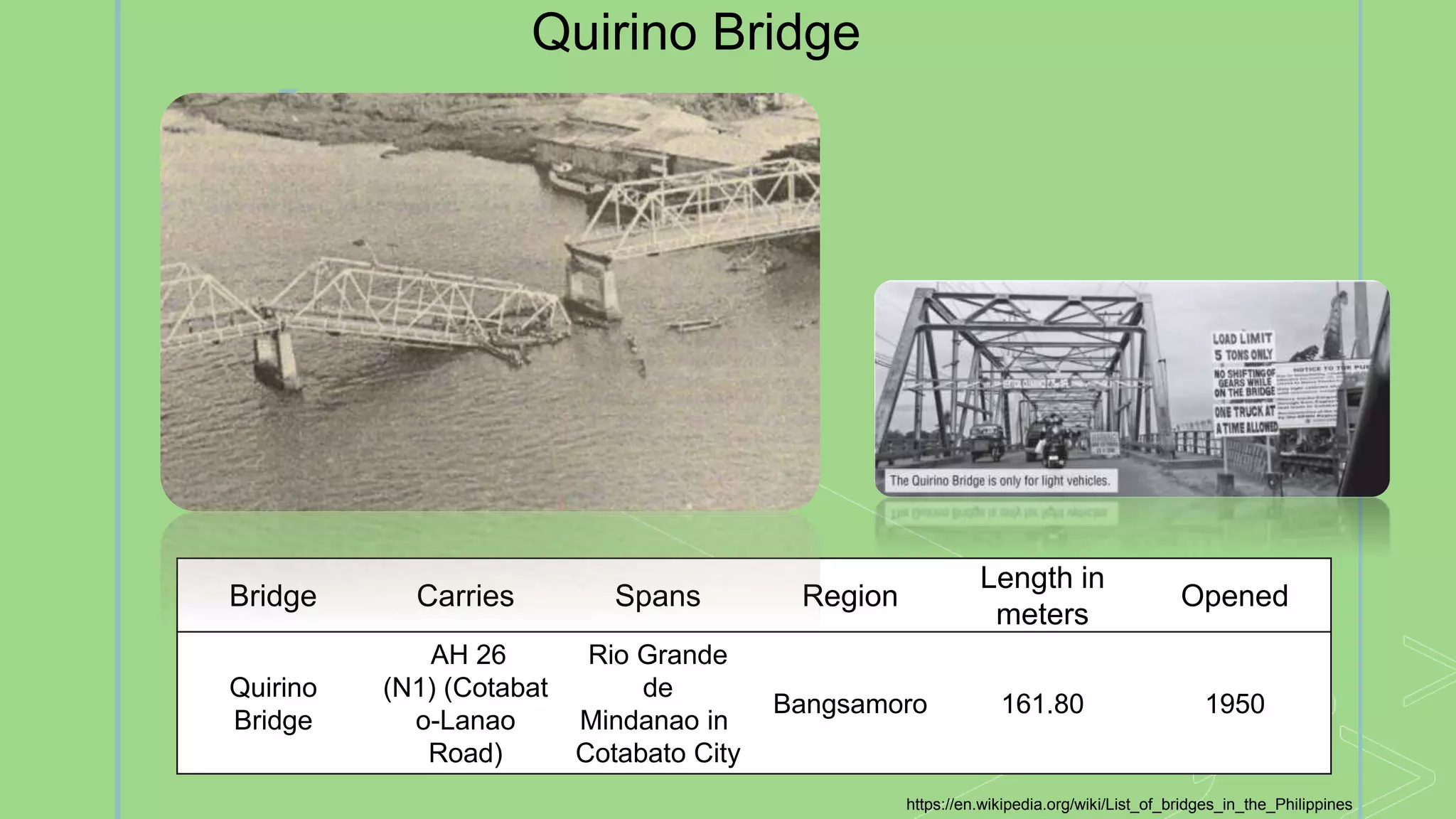 Artificial Intelligence application to the Philippine Bridges ...