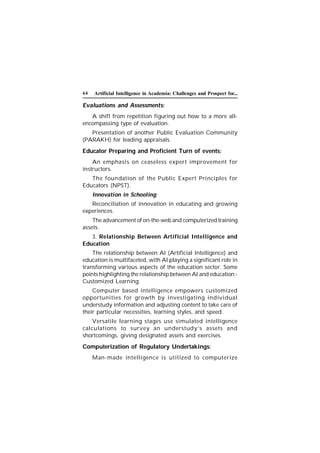 Artificial Intelligence Book(Implication Of AI In Education ) | PDF