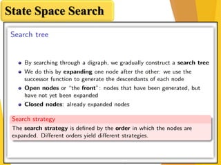 State Space Search
 