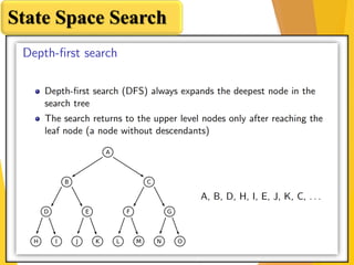 State Space Search
 