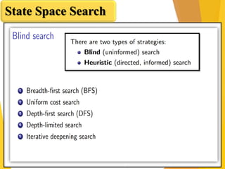State Space Search
 