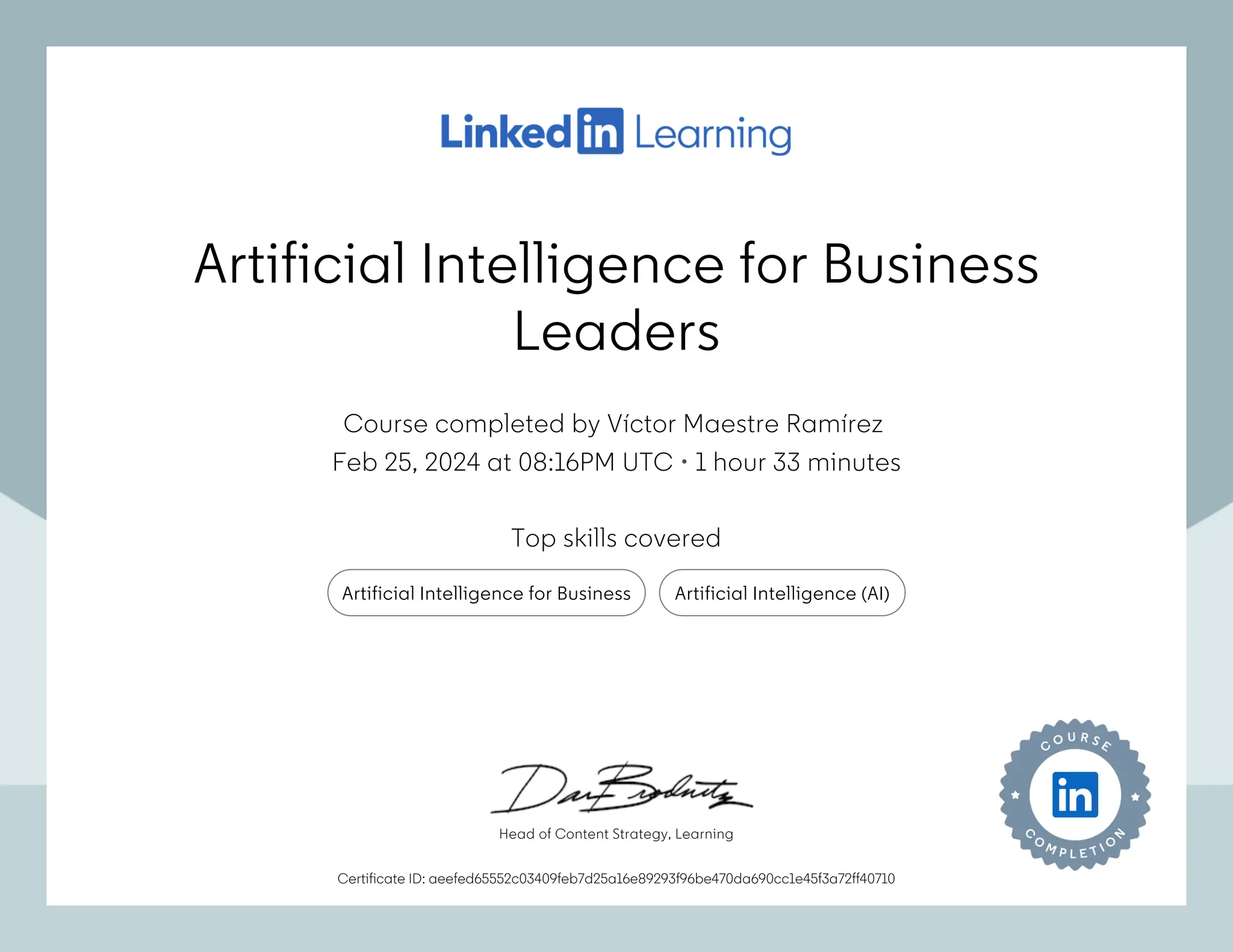 Artificial Intelligence for Business Leaders | PDF