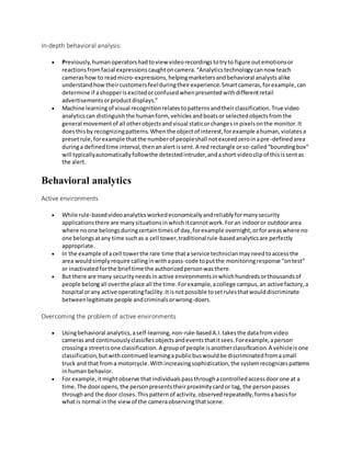 Artificial intelligence for cctv cameras, video surveillance | DOCX