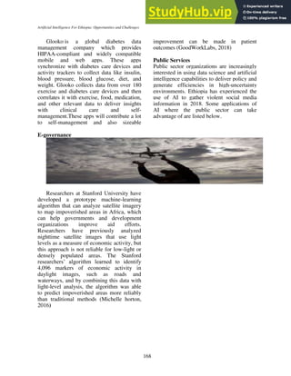 Artificial Intelligence For Ethiopia Opportunities And Challenges | PDF