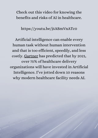 Artificial intelligence  healing custom healthcare software development problems