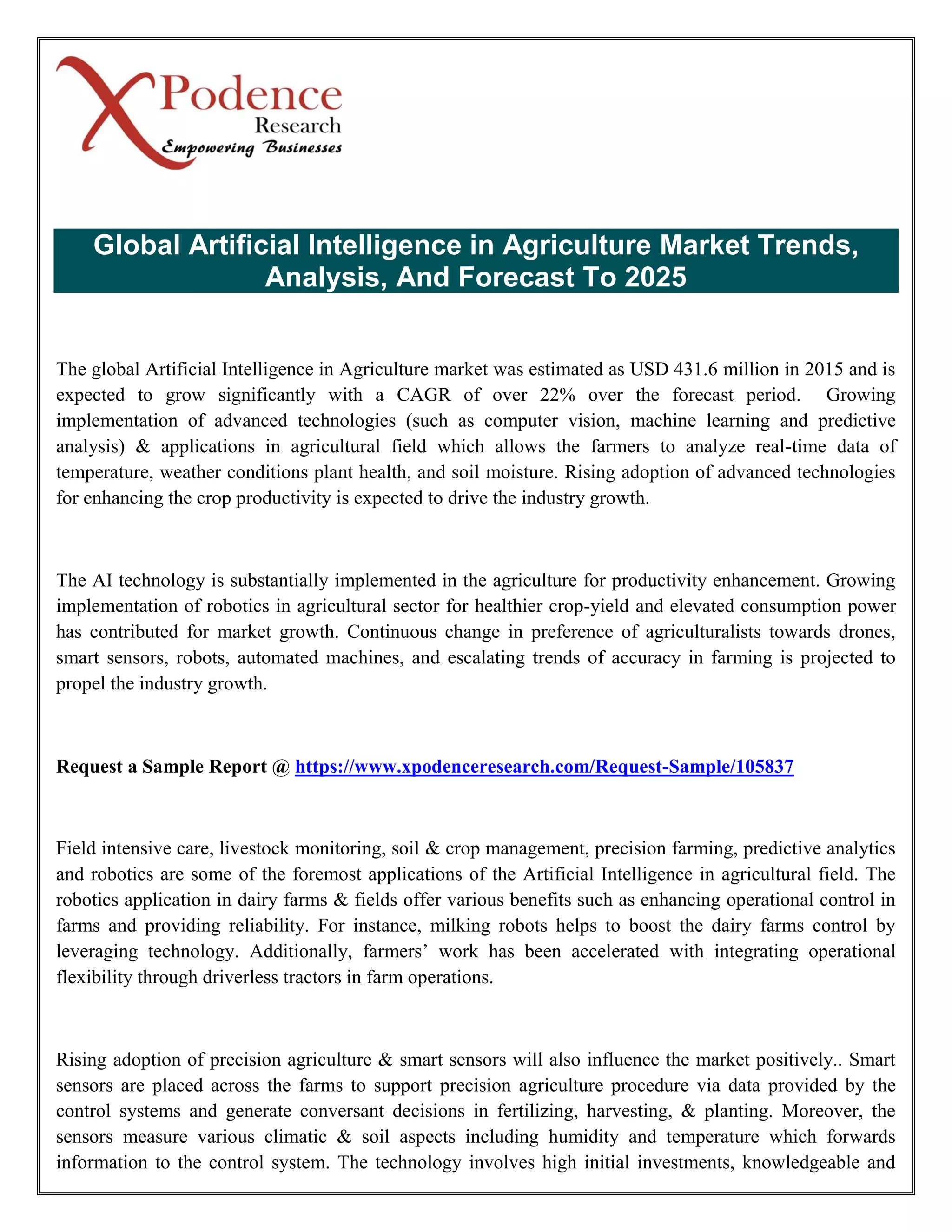 Artificial Intelligence In Agriculture Market PDF artificial-intelligence-in-agriculture-market-pdf