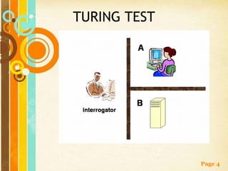 TURING TEST




              Page 4
 