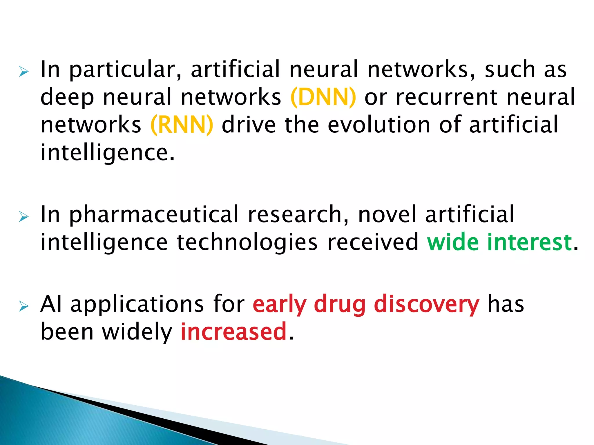 Artificial intelligence in drug discovery and development | PPTX